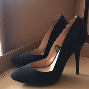 Black high heels